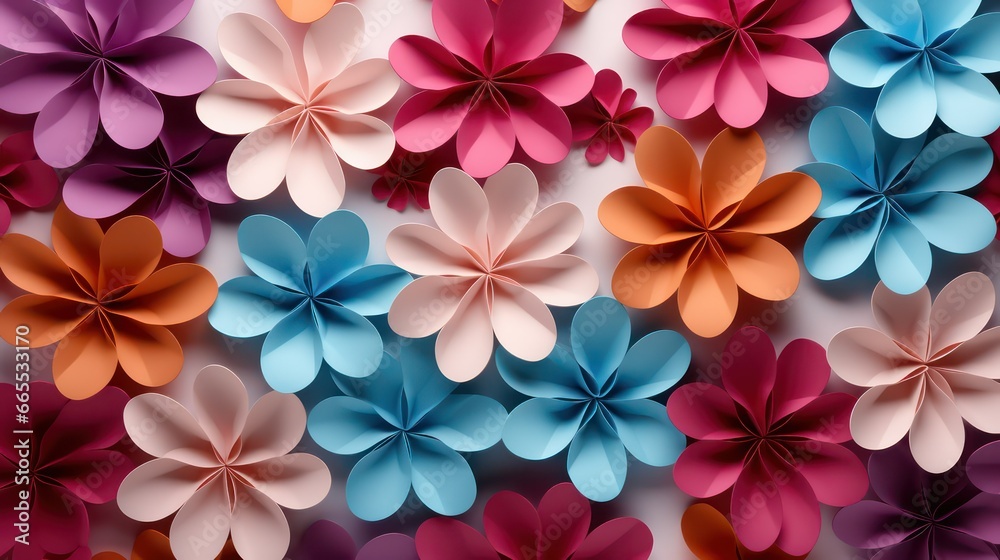 colorful flower pattern