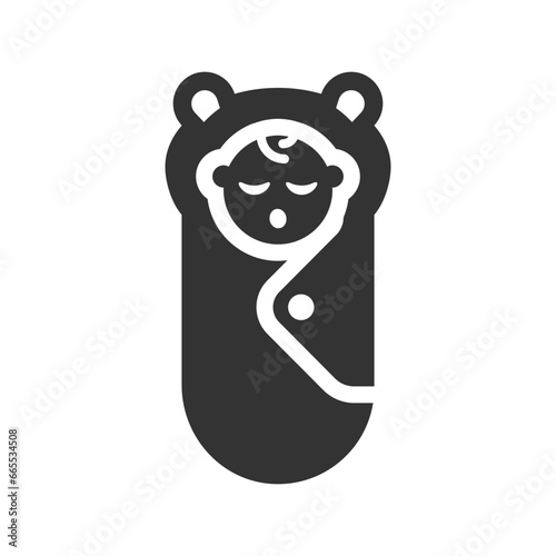 Baby sleeping bag Icon
