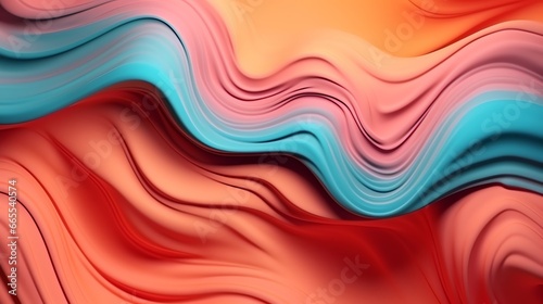 wallpaper abstrack organic liquid ilustration Rose Gold and green