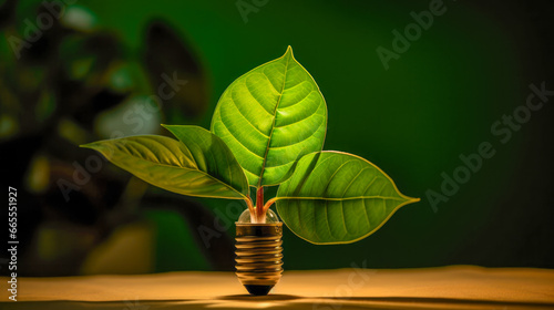 Leaf shaped bulb