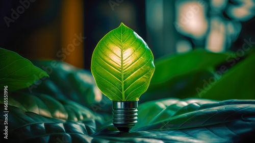 Leaf shaped bulb