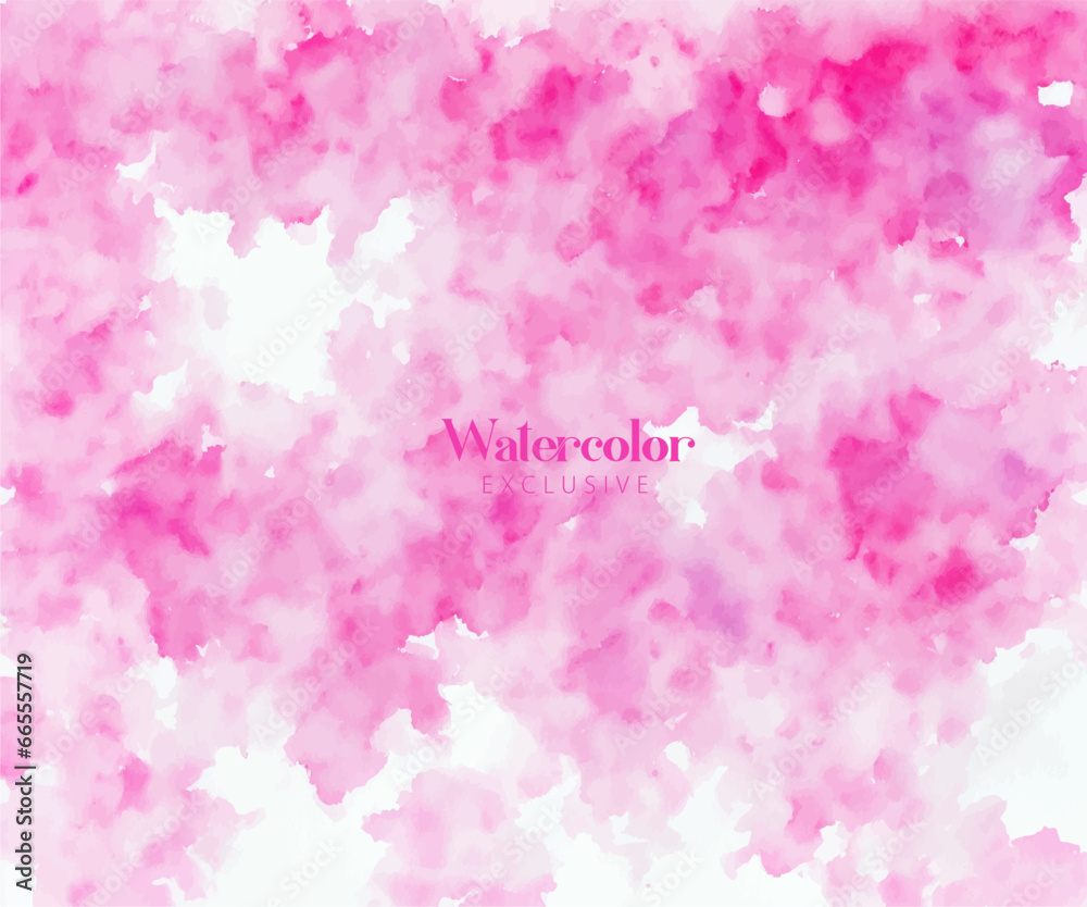 Pink watercolor abstract background. Watercolor pink background. Watercolor Pink texture.