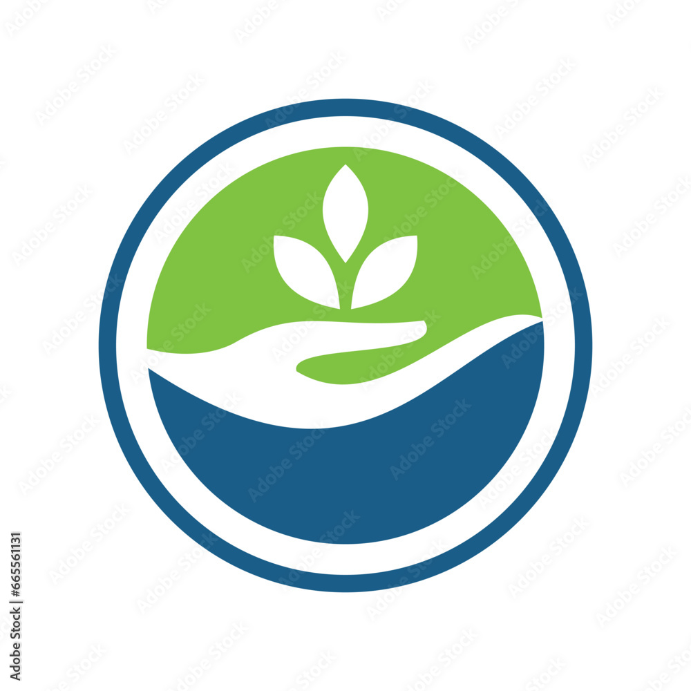 agriculture plantation farming logo icon