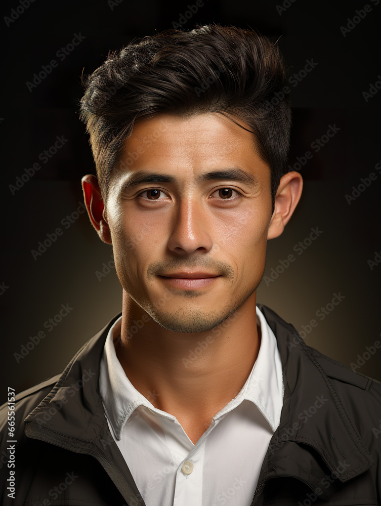 Fototapeta premium Mature Handsome Asian