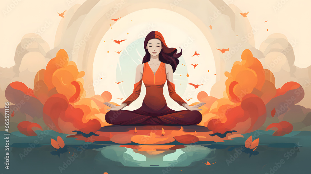 Balancing the Mind: Mindfulness Meditation's Crucial Role in Mental Well-being, AI Generated
