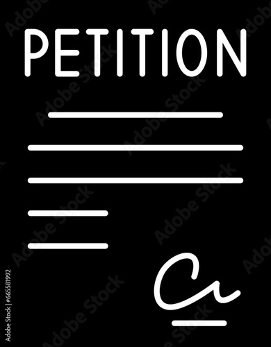 petition  icon