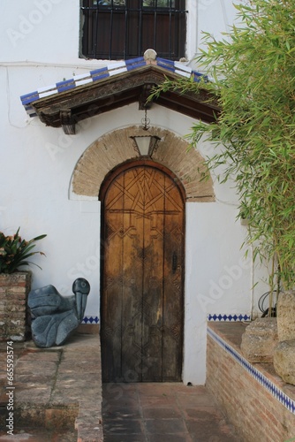 Door in Moorish palace, Ronda, Spain