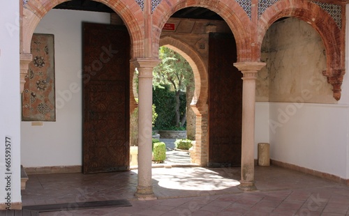 Moorish Palace interior, Ronda, Andalusia, Spain