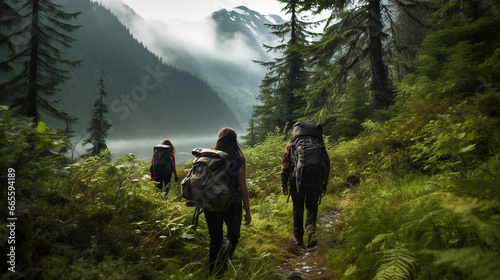 3 female friends hiking © l1gend