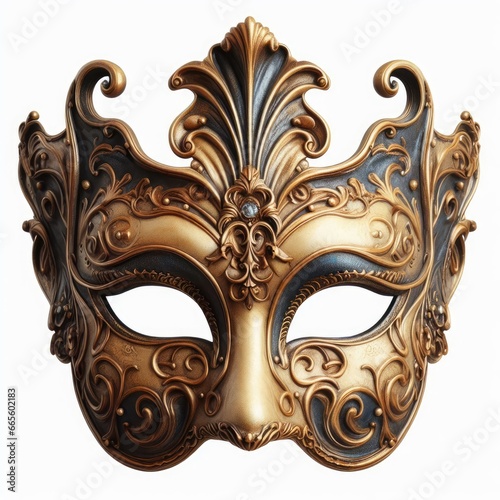 carnival mask isolated on white