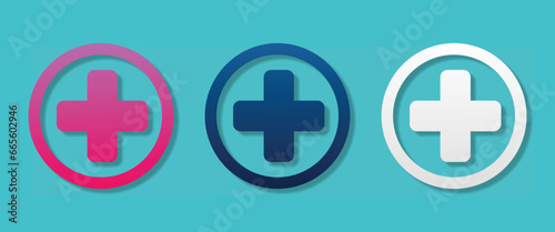 health icon health concept icon design on blue background