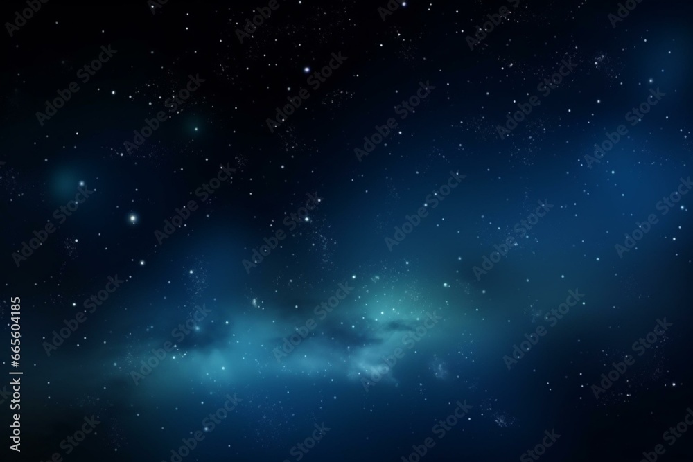 Background showing stars and galaxies in the night sky. Generative AI
