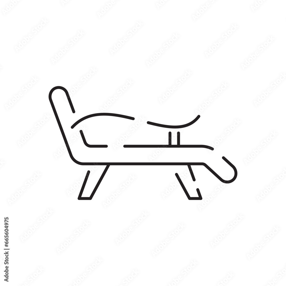 House or home decoration line icon. Furniture Console Mirror On White Background House or home decoration line icon. Furniture Console Mirror On White Background