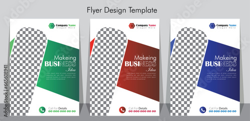 Marketing flyer poster or Animated flyer template,Digital flyer advertising or Business poster flyer template.