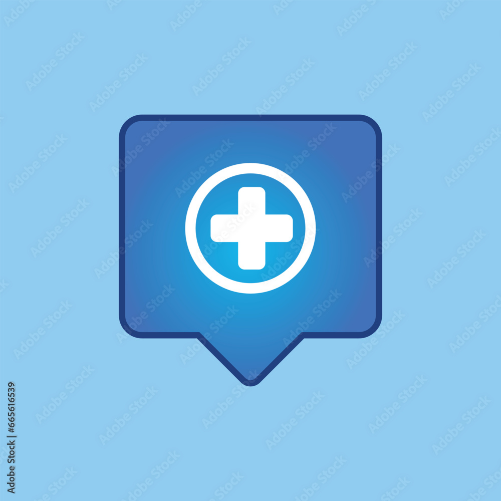 Speech bubble icon message concept realistic speech bubble plus for chat vector message box Speech bubble icon message concept realistic speech bubble plus for chat vector message box