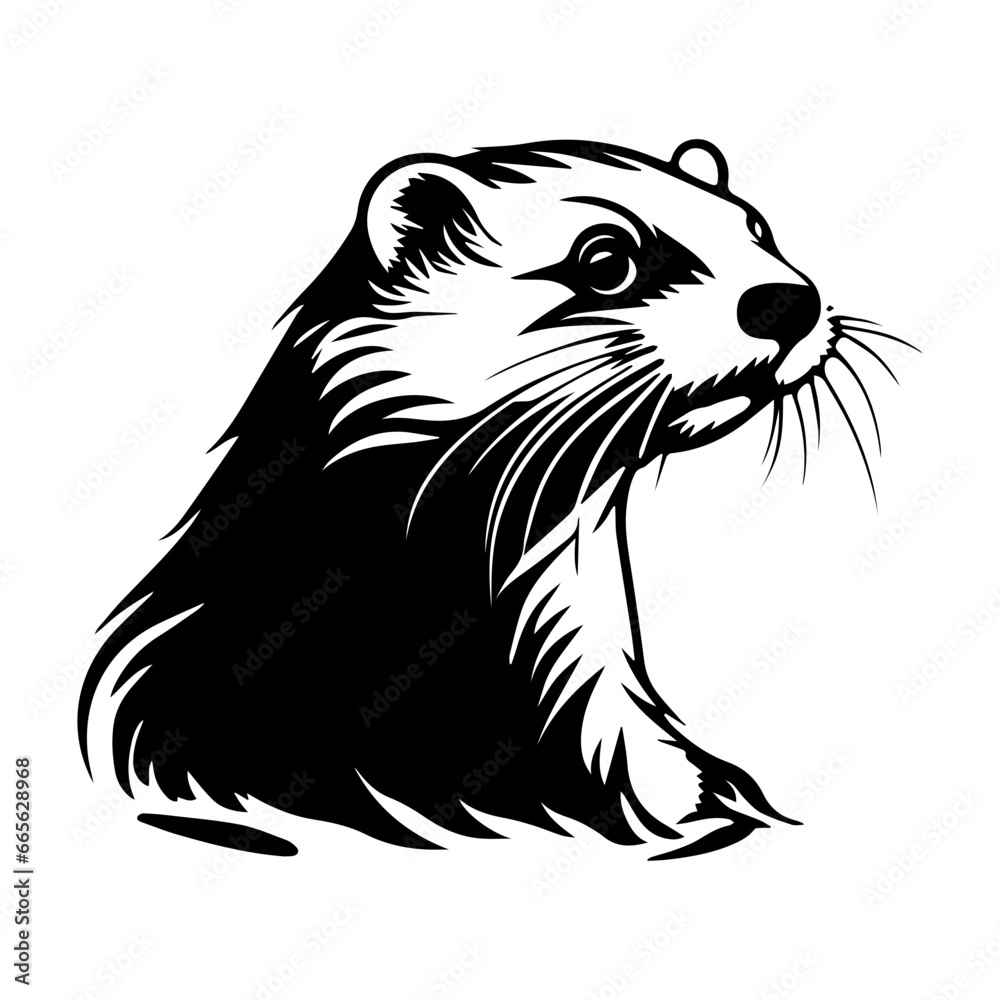 otter black and white vector design,Otter Logo Monochrome Design Style, ai generated otter black and white vector design,Otter Logo Monochrome Design Style, ai generated