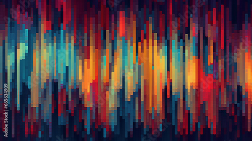background crazy glitch pattern rainbow © Anpm