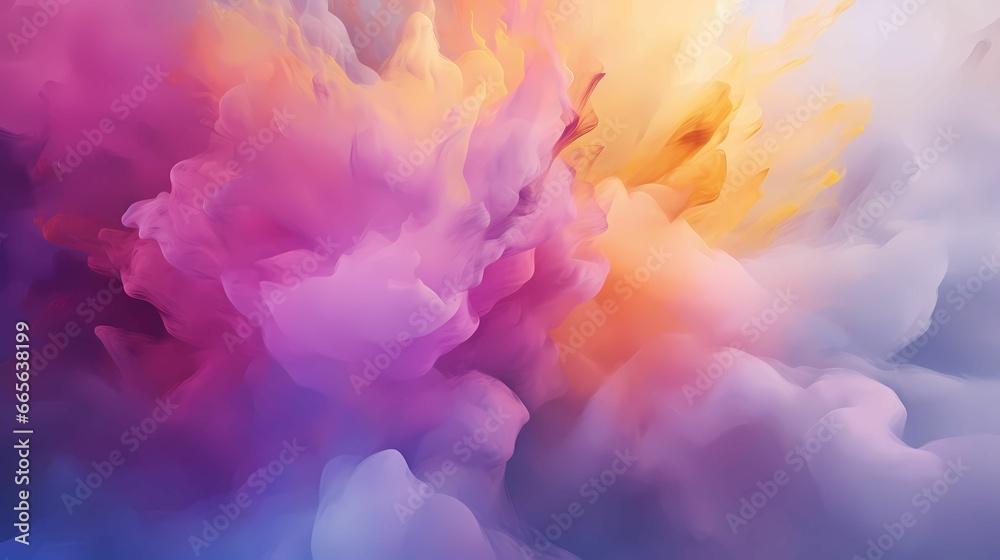 Pastel Color layered translucency dreamy feel background, wallpaper --Generative AI Pastel Color layered translucency dreamy feel background, wallpaper --Generative AI