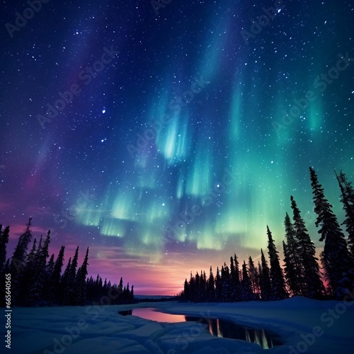 Winter at the Northern Lights