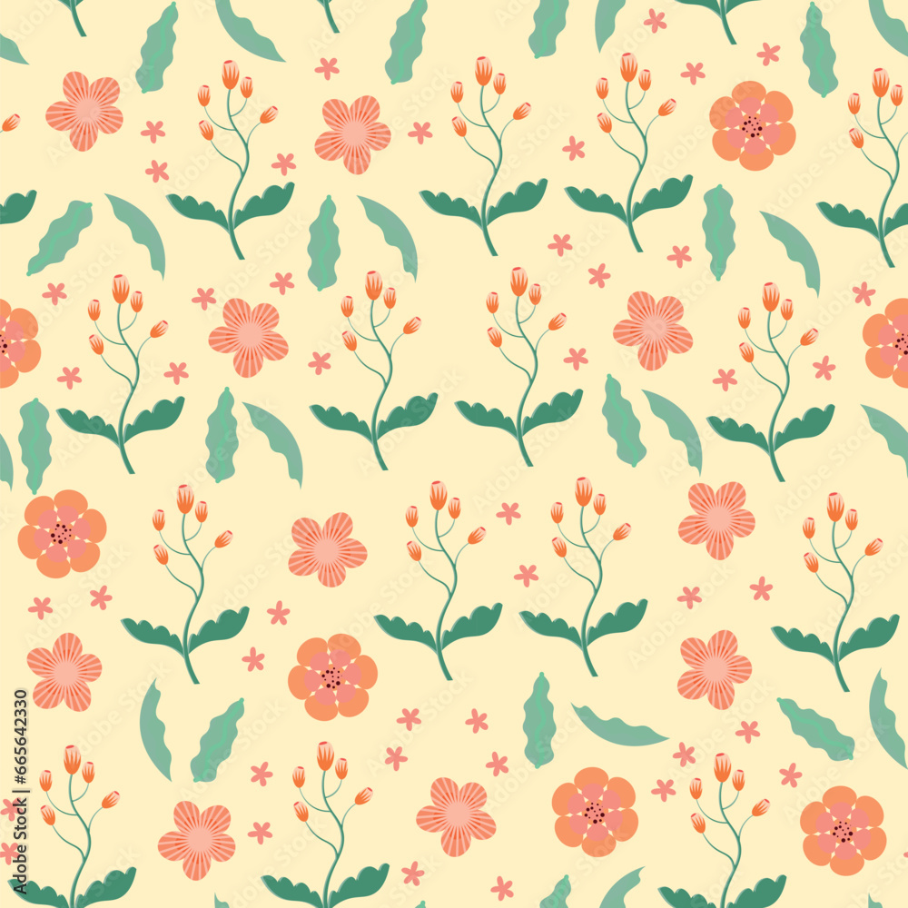 Abstract flower pattern background. Vector illustration. Abstract flower pattern background. Vector illustration.