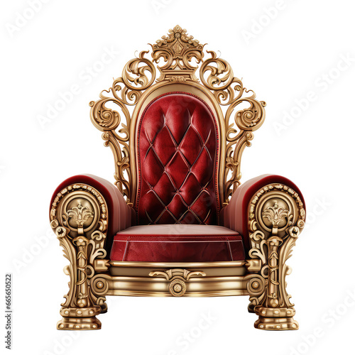 elegance throne isolated on white © Tidarat