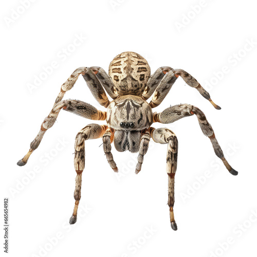 close up of a spider isolated on a transparent background PNG, Generative Ai © purich