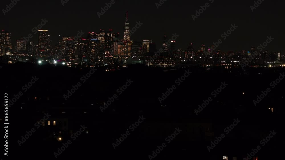 custom made wallpaper toronto digitalDrone footage of the New York City skyline