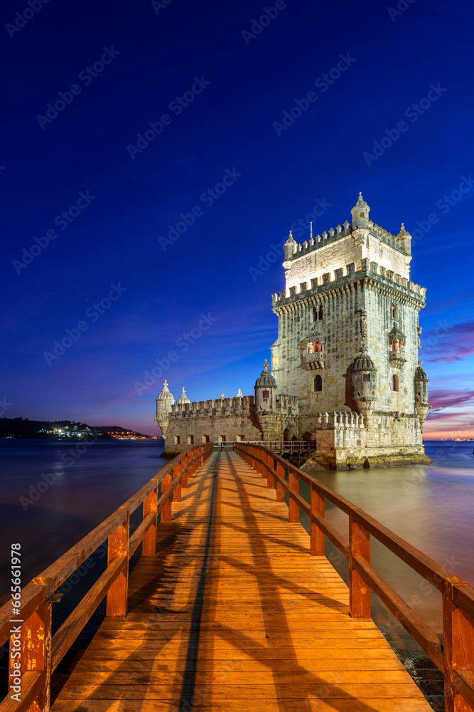 Belem Tower.Belem District..Lisbon, Portugal, Europe
