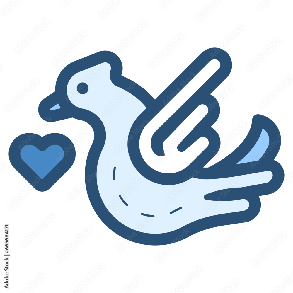 Obraz premium pigeon icon