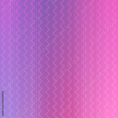 Neon Pink and Purple Blending Light Gradient with Fuzzy Line Texture Background, Pixel Art Style