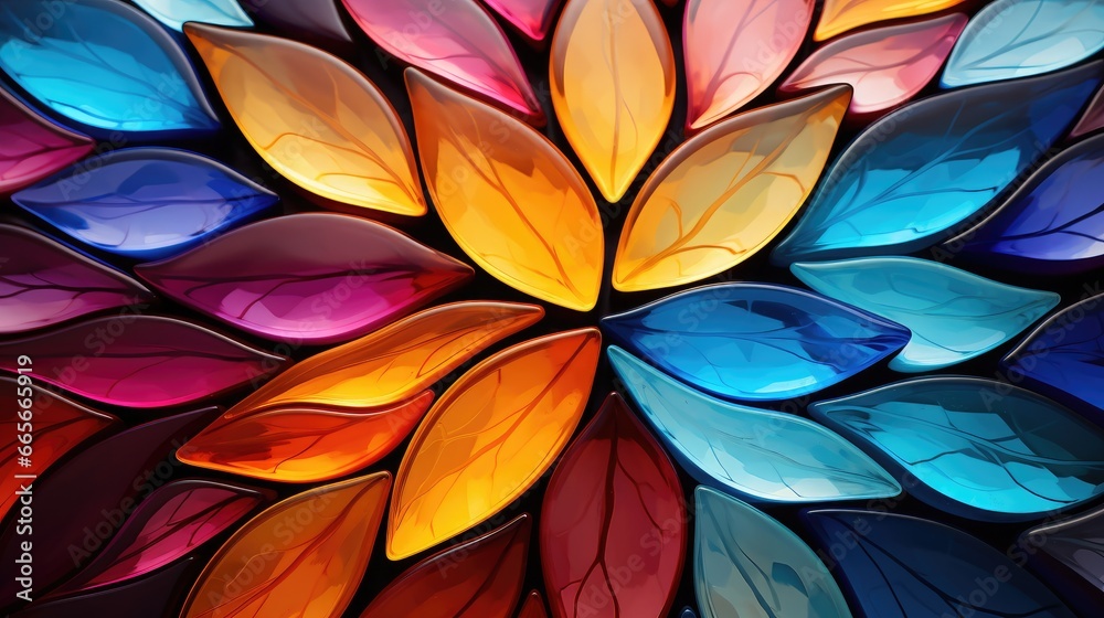Colorful glass background