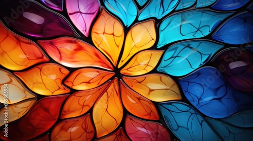 Colorful glass background