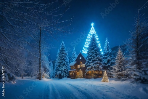christmas tree in the forest © Its Your,s