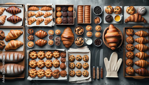 Assorted baked goods photo