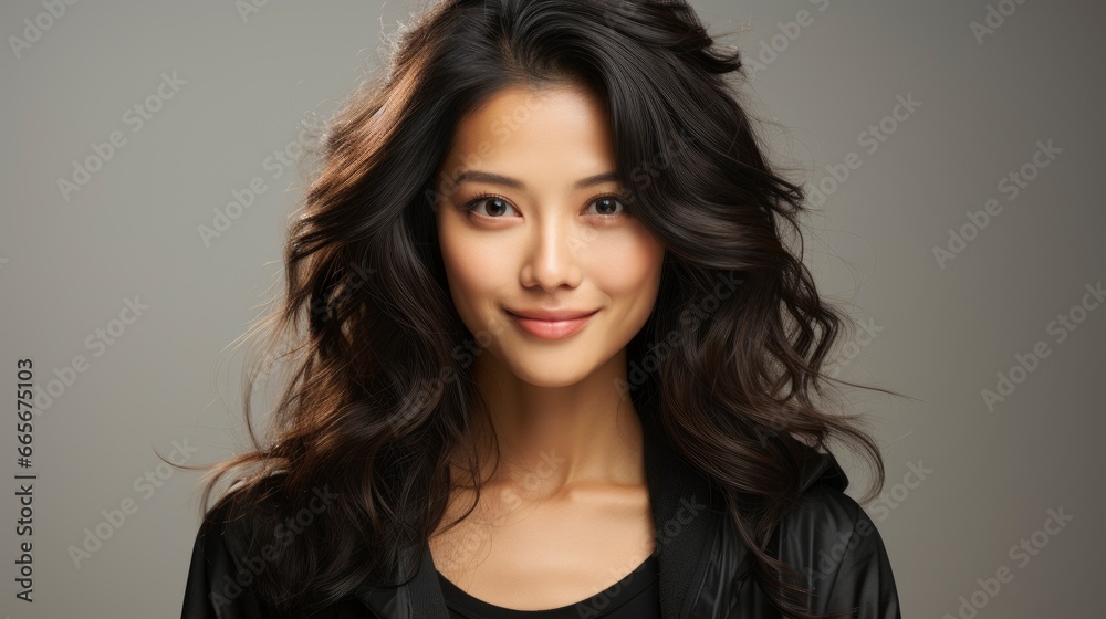 Attractive Asian Female Black Outfit Smiling , Background Image , Beautiful Women, Hd Attractive Asian Female Black Outfit Smiling , Background Image , Beautiful Women, Hd