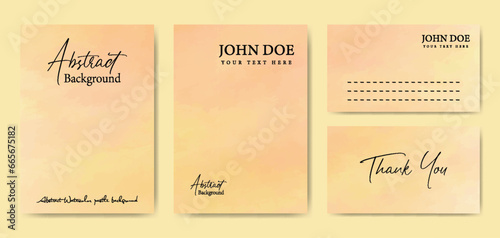 Abstract template for flyer, invitation card and business card