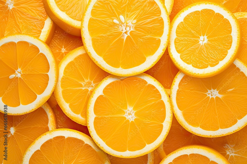 Orange fruit slices citrus arrangement full frame background. Orange fruit slices citrus arrangement full frame background.