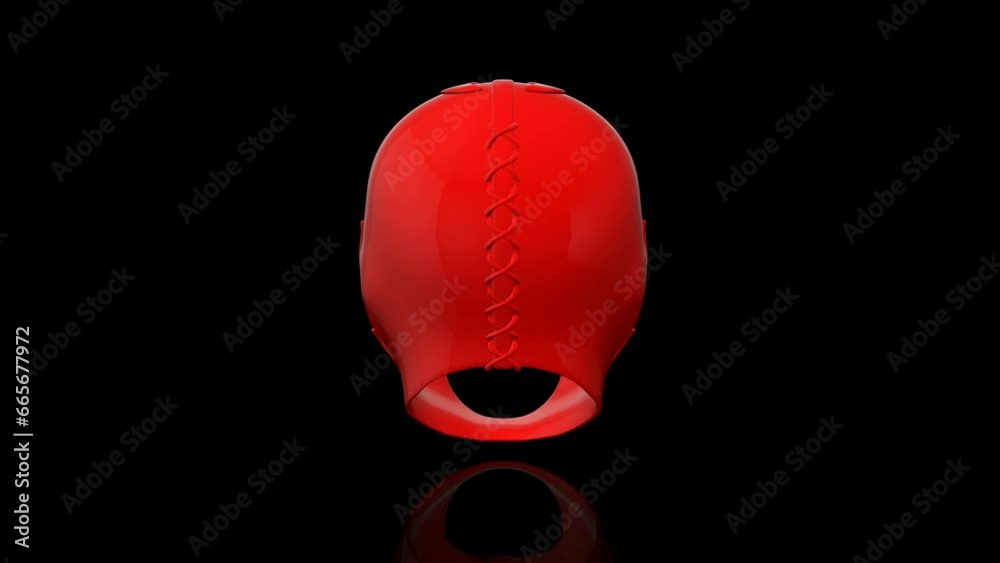 Mexican Wrestling Mask turns on itself - loop animation