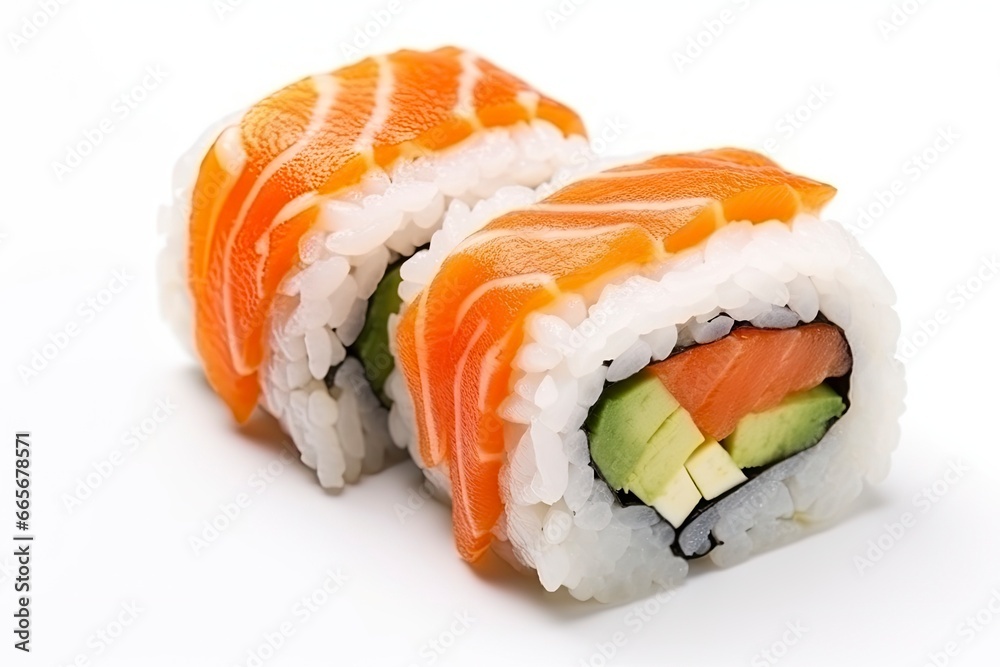 Sushi isolated on white background. Sushi isolated on white background.