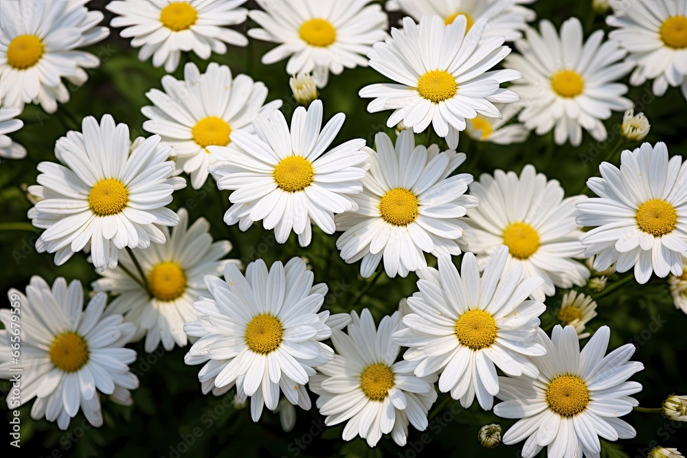 White daisy flowers. White daisy flowers.