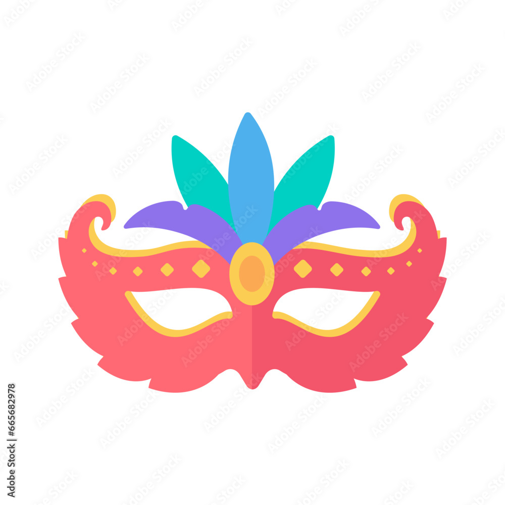 Party mask. Feather mask for covering the face Mysterious fantasy party Party mask. Feather mask for covering the face Mysterious fantasy party