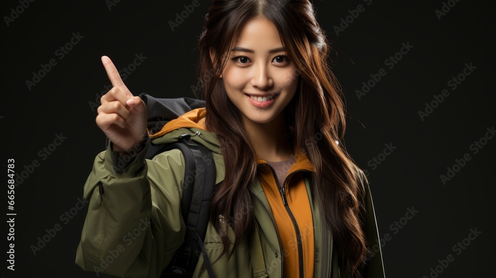 Waist Up Attractive Young Asian Female Student Travel, Background Image , Beautiful Women, Hd Waist Up Attractive Young Asian Female Student Travel, Background Image , Beautiful Women, Hd