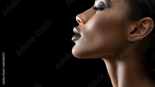 Woman Using Finger Touch Chinphotorealistic Photoreal , Background Image , Beautiful Women, Hd