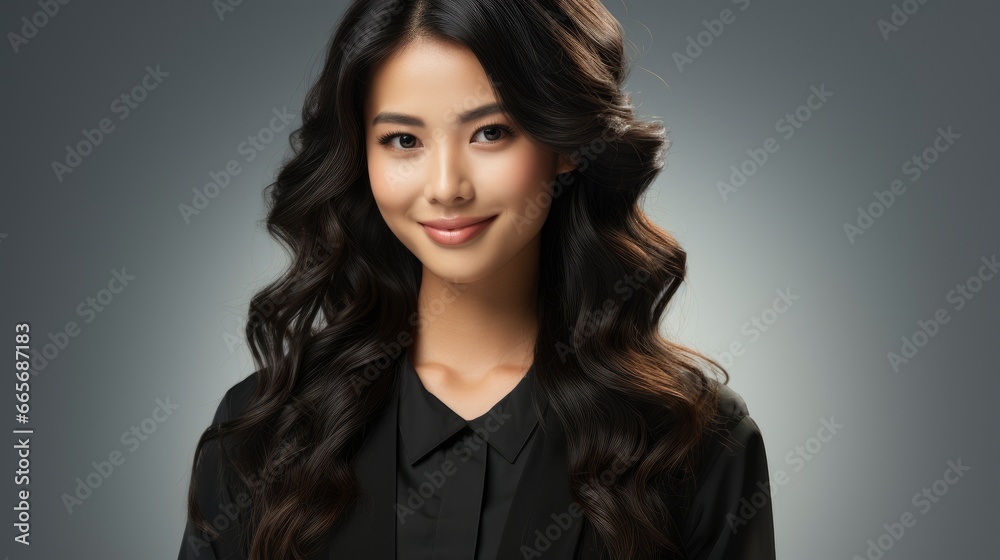 Smiling Young Asian Woman Holding Smartphone Standing, Background Image , Beautiful Women, Hd Smiling Young Asian Woman Holding Smartphone Standing, Background Image , Beautiful Women, Hd