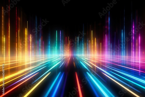 abstract background neon lights speed