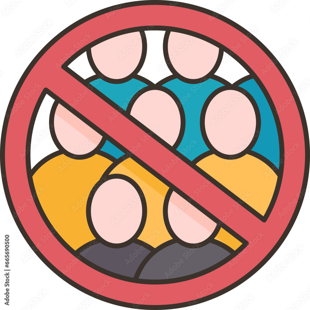 Obraz premium crowd icon
