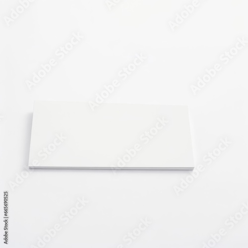 Brochure Mockup and White Card Mockup for Your Marketing Materials © Momo