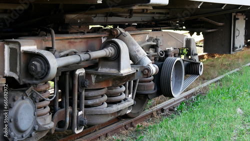 Details of the train, wheels