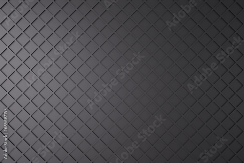 Abstract black 3d geometric background with shadow. Architectural structure of rectangles. three-dimensional geometric composition of three-dimensional polygons. 3d panel. background.
