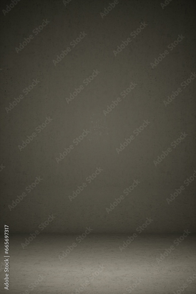 fond de studio photographie, texture béton gris, pour portrait, multi éclairage N° 7/7, rendu 3d 